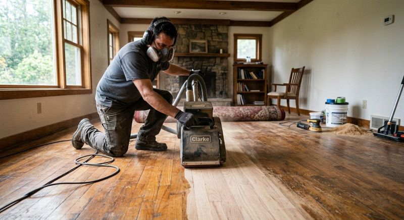 Ash Floor Refinishing in Olathe, KS