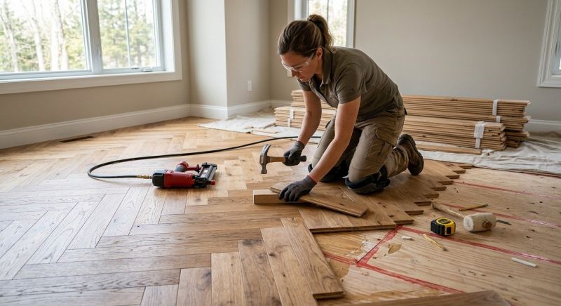 Hickory Floor Installation in Phoenix, AZ