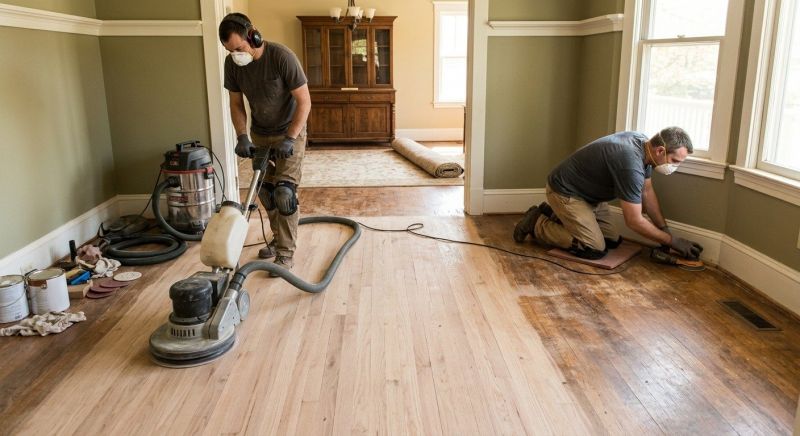 Mahogany Floor Refinishing in Kansas City, KS