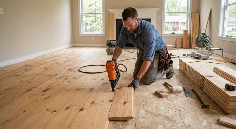 Plank Floor Installation in Manassas, VA