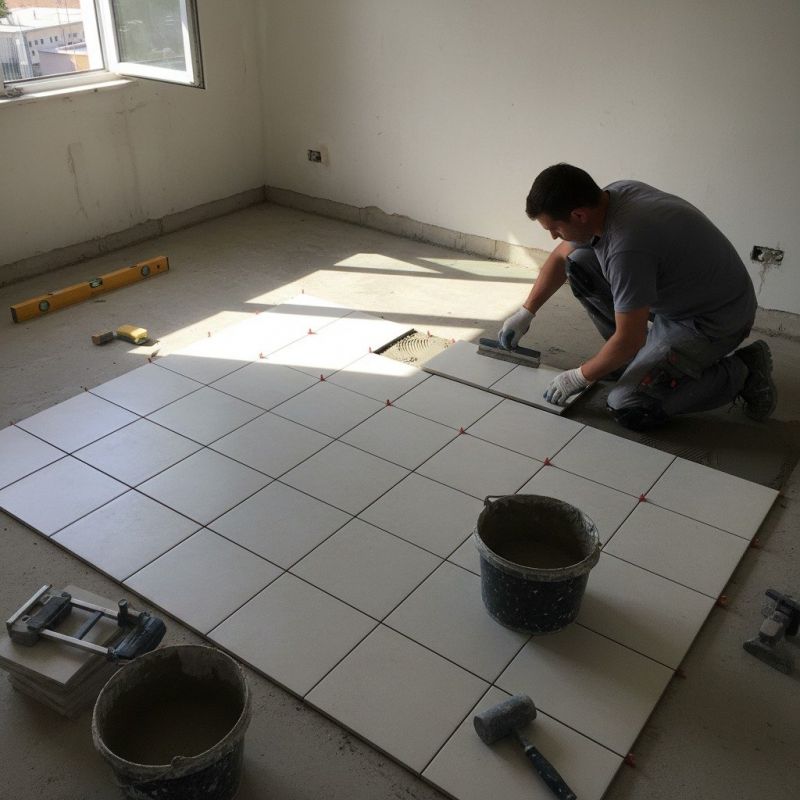 Slate Tile Floor Installation in Loudoun County, VA